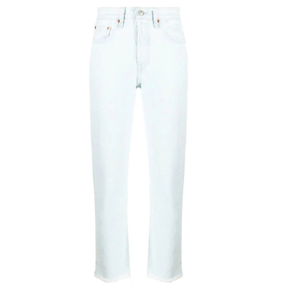 Levi's 501 Crop in Light Indigo
